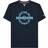 Lambretta Mens Paisley Logo T-Shirt Navy