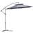 OutSunny Garden Banana Parasol Cantilever Umbrella