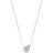 Georg Jensen Daisy Pendant Necklace - Silver/White