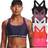 Under Armour Ua Crossback Mid Bra Tempered Steel/white