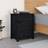 vidaXL Cabinet Black 50 x 35 x 61.5 cm Bedside Table