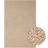 vidaXL 120 round Rug Brown cm