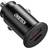 Choetech 30W USB-C PD USB-A QC Car Charger, Sort