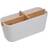 Premier Housewares Canyon White Organiser Storage Box