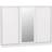 SECONIQUE Nevada White Gloss Wardrobe 243x194cm