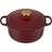 Le Creuset Signature Round Casserole 24cm Garnet with lid