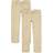 The Children's Place Girl's Uniform Skinny Chino Pants 2-pack - Sandy (3011216-142)