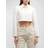 Ganni Off-White Slub Blazer 135 Egret DK