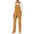 Dickies Women's Double Front Bib Overalls - Rinsed Brown