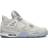 Nike Air Jordan 4 Retro M - White/Chrome/Metallic Silver