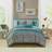 Mi Zone Camille Bedspread Green (259.1x228.6cm)