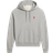 AMI Classic Fit Ami De Coeur Hoodie - Heather Grey