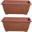 Whitefurze 2 X 40Cm Small Venetian Window Box Planter Pot