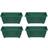 Whitefurze 4 X 40Cm Small Venetian Window Box Trough Planter Pot Colour