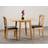 SECONIQUE Mason Oak Double Drop Leaf Kitchen Chair 5pcs