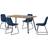 SECONIQUE Quebec Straight Edge Dining Set