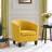 GRS Audrey Mustard Kitchen Chair 69cm