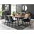 B&Q Box Kylo Brown Wood Dining Set