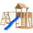 Jungle Gym Mansion 2.1 inkl. Climb Module och blå rutschkana