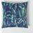 Homescapes Tropical Banana Leaf Chair Cushions Blue