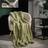 Brentfords Teddy Fleece Large Blankets Green