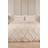 Highams Diamond Pintuck Duvet Cover Beige, Yellow, Natural