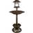 Helens Bronze Solar Bird Bath Feeder