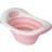 Clevamama foldable bath sink pink suitable for newborns