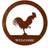Poppyforge LTD Cockerel Welcome Wall Decor