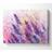 B&Q Lavender Colour Splash Canvas Print Art Medium 20 Wall Decor