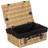 RED HAMPER 36cm Picnic Wicker with Lining Basket