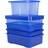 Wham 5 Multisize Crystal Stackable & Lid Tint Storage Box