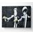 B&Q Banksy Pulp Fiction Canvas Print Wall Decor