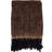 House Nordic Carmel Plaid Tæppe Brun (170x130cm)