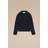 Ami Paris Ribbed Cotton and Wool-Blend Jumper Blue