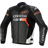 Alpinestars GP Force Leather Jacket - Black/White/Red Fluo