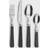 Amefa 24-Piece Bicoloured Metal Cutlery Set 24pcs