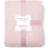 Brentfords Blush Geo Pinsonic Blanket Bedspread Pink