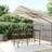 vidaXL Barbord Med Glasplade 180 x 70 x 110 cm Polyrattan Brun Barborde