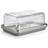 Alessi Steel Mirror Polished Serving 16.5cm W X 11.5cm L X 7cm H Butter Dish