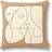 ferm LIVING Cushion Komplet pyntepude Hvid, Grå, Brun (50x50cm)
