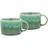 Villa Collection Styles Mugg m öra 2 Svart/Blå Mugg 2st