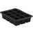 Koopman Large Silicone Mold for 12 Square Ice Cubes Ice Cube Tray 12pcs 14cm