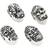 Harry Potter Death Masks Charm Set Silver