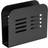 Wenko Black Kitchen Baco Servietholder