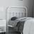 vidaXL white, 80 Metal Bed Bed Headboard 80cm