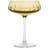 Louise Roe Single Cut Ravfarvet Mundblæst Champagneglas