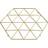 Premier Housewares Vertex Gold Rest Trivet