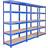MonsterShop 3 x Q-Rax Blue Shelving System 90x182.5cm 3pcs