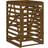 vidaXL Skraldespandsskjuler 84x90x128,5 massivt fyrretræ brun (Areal )